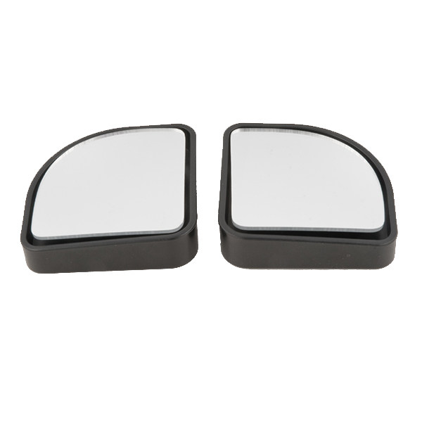 Black 2pcs Blind Spot Mirrors Wide Angle Mirror For Universal Cars